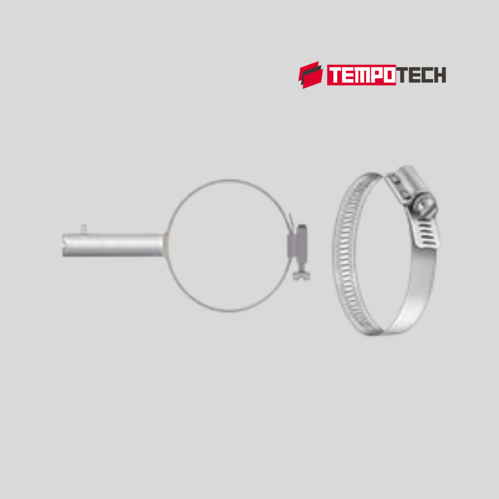 Pipe Clamp with Bayonet Adapter for Immersion Probe