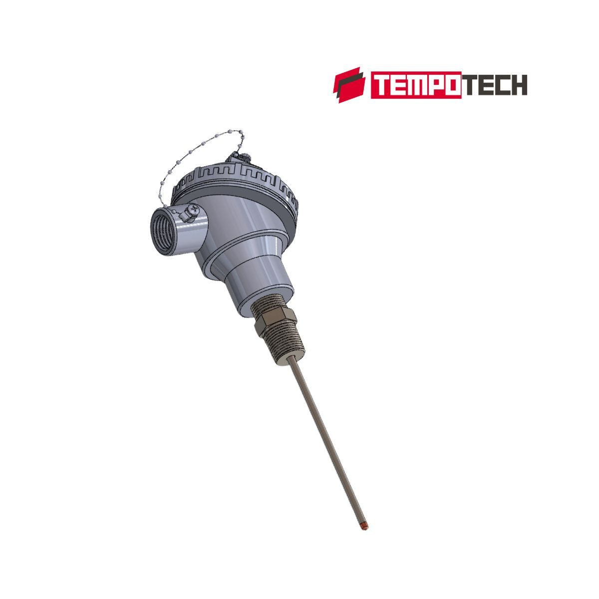 BRTD70- Tip Sensitive Copper Tip Bearing RTD with Connection Head image 0