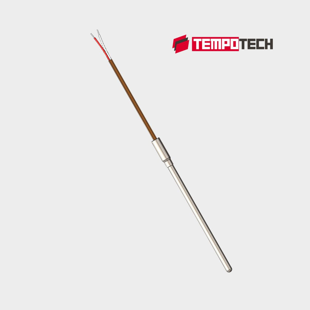 Image 1: Type J Thermocouple Probe with Lead Wire